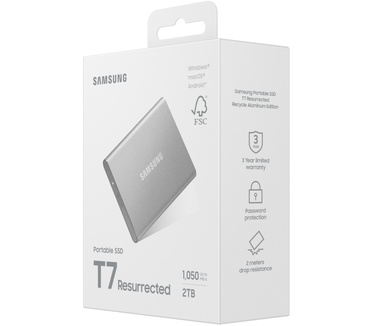 Samsung Portable SSD T7 Resurrected USB 3.2 Gen 2 2TB