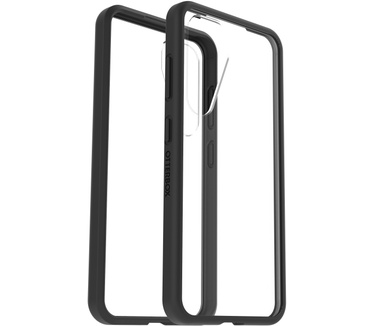 Otterbox React Series voor Galaxy S25, Black Crystal (Clear/Black)