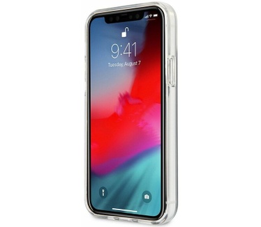 BMW M-Line Silver Stripes - iPhone 12/12 Pro (6.1") Transparant Transparant