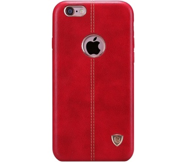 Nillkin Englon Leder Back Cover - Apple iPhone 6(S) 4.7" - Rood Rood