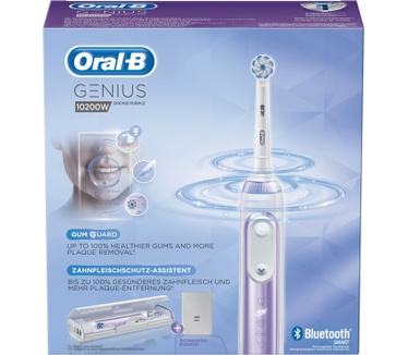 Oral-B Genius 10200W Elektrische Tandenborstel Paars Powered By Braun