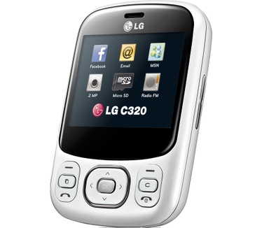 LG C320 InTouch Lady Zwart
