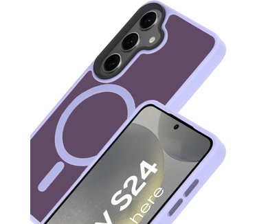 Mobiparts Hardcover Samsung Galaxy S24 Satin Lila (Magsafe Compatible)