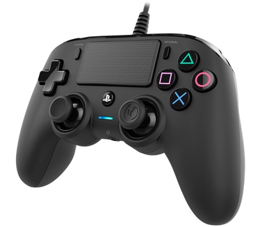 Nacon Officieel gelicenseerde Wired Compact Controller voor PS4 - zwart