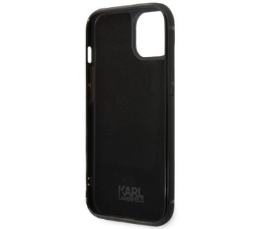Karl Lagerfeld Signature Back Case Apple iPhone 14 (6.1") - Zwart Zwart