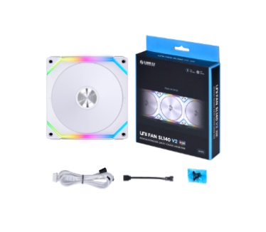 Lian Li UNI FAN SL140 V2 single pack Wit, 140mm
