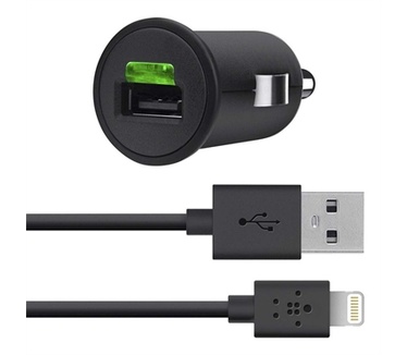 Belkin Belkin Micro Autolader USB + Apple Lightning Datakabel F8J090BT