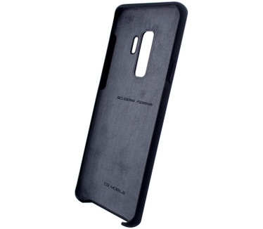 Ferrari Silicone Hard Case voor Samsung Galaxy S9 Plus - Zwart  Zwart