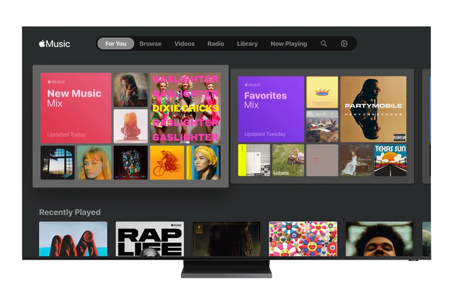 Apple TV Samsung Music