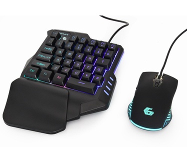 Gembird 2-in-1 backlight USB gaming desktop kit "Ivar Twin"
