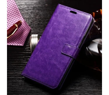 Kees Lederlook Portemonnee Hoesje Samsung Galaxy Note 5 - Paars