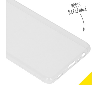 Accezz Clear Backcover Samsung Galaxy A72 - Transparant (Galaxy A72) Transparant