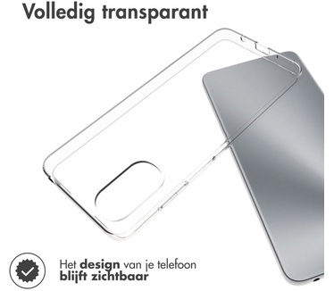 Accezz Clear Backcover Motorola Moto E32 / E32s - Transparant
