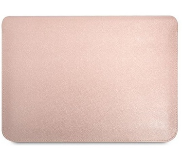 Guess Saffiano Laptoptas voor o.a. Apple MacBook (16") - Roze Roze