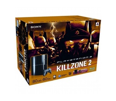Sony PlayStation 3 80GB & Killzone 2 Zwart