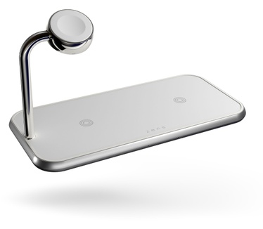 Otterbox Zens Dual+Watch Aluminium Draadloze Oplader, Wit