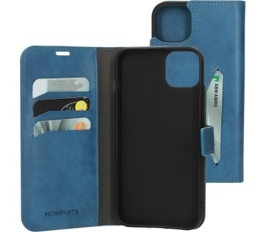 Mobiparts Classic Wallet Case Apple iPhone 14 Plus Steel Blue