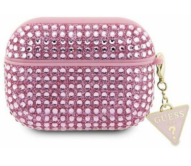 Guess Rhinestones Airpods Case Apple Airpods Pro 2 (2e Gen) Roze