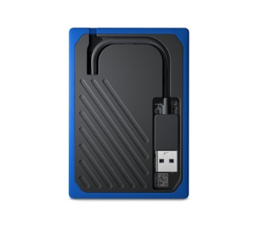 WD My Passport Go 500GB Blauw