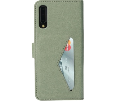 Mobiparts Classic Wallet Case Galaxy A50 Stone Green