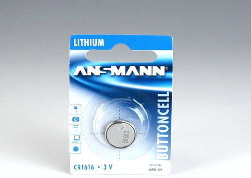 ANSMANN Lithium Knopfzelle CR2477 – 4er-Set, 3V, 1000 MAh, Für Hochstromgeräte