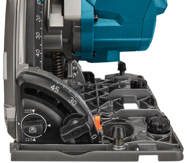 Makita SP001GA202 40V Max Invalcirkelzaag 165 mm (2,0 Ah accu (2 st) snellader in Mbox met AWS zender geleiderail en tas)