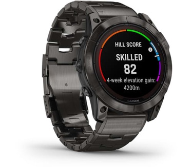 Garmin fēnix 7X Pro - Sapphire Solar Edition (titanium band) Titanium (Grijs)