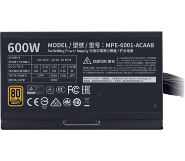 Cooler Master MWE 600 Bronze - V2
