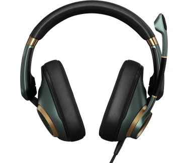 EPOS H6 PRO Gesloten akoestische gaming headset (Zwart, Groen, Goud)
