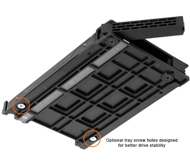 Icy Dock ExpressTray Mini MB322TP-B Zwart