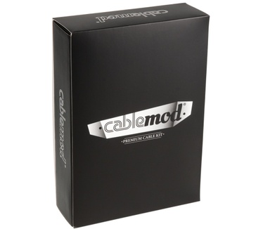 Cablemod B-Series DPP ModFlex (Zwart/Rood) Rood, Zwart