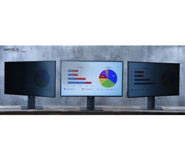KAPSOLO 4-Way Plug In Privacy Screen / Privacy Filter for 68,58cm (27") Wide 16:9