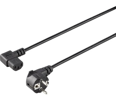 Conrad SY-5042710 Kaltgeräte Anschlusskabel Schwarz 2.00 m