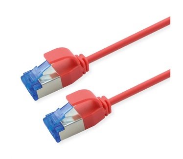 Roline Patchkabel Kat.6A (Class EA) S/FTP (PiMF) , LSOH, PoE, rood, 0.5 m