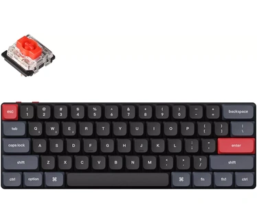 Keychron Low Profile K9 Pro, Red Switch, White Backlight