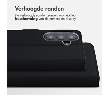 Accezz Wallet Softcase Bookcase voor de Samsung Galaxy S26 FE - Zwart