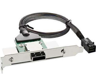 InLine SAS HD Bracket with Cable ext. SFF-8088 -> int. SFF-8643