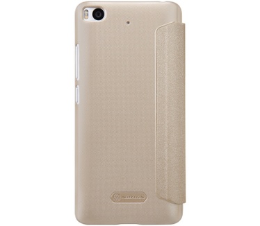 Nillkin New Sparkle S-View Book Case voor Xiaomi Mi5S - Goud