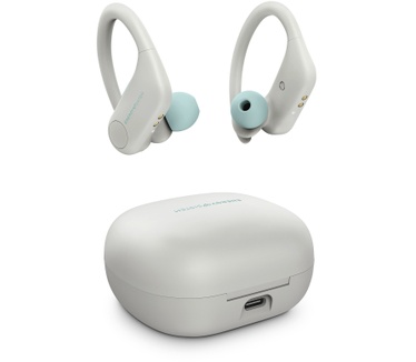 Energy Sistem Earphones Sport 4 True Draadloze sporthoofdtelefoon (True Wireless Stereo, Secure-Fit, zweetbestendig, IP65) - wit