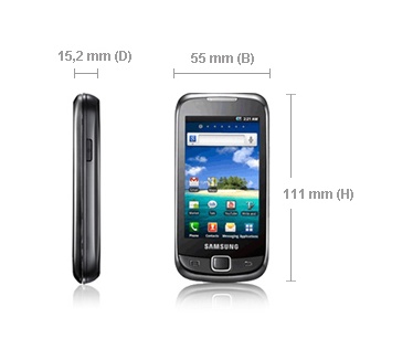 Samsung Galaxy 551 i5510   Wit