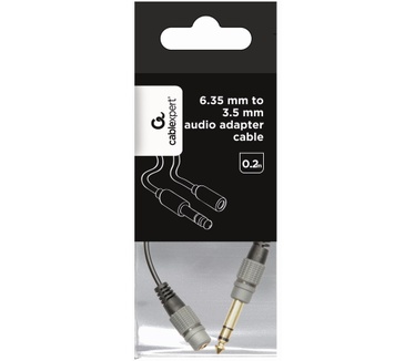 Gembird A-63M35F-0.2M Zwart