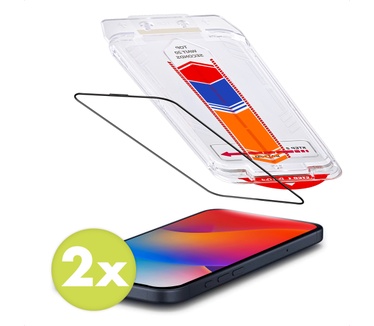 Accezz Gehard Glas Screenprotector + Applicator - 2-pack