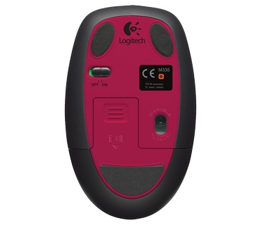Logitech Wireless Mouse M345 (Vuurrood)