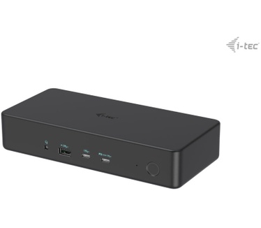 i-tec USB 3.0 / USB-C / Thunderbolt 3 Professional Dual 4K Display Docking Station Generation 2 + Power Delivery 100W