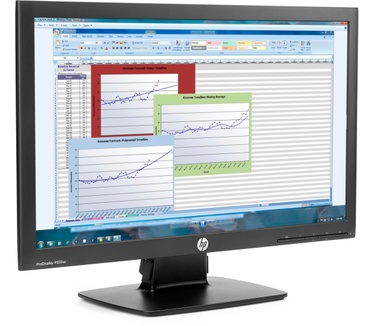 HP ProDisplay P222va Zwart