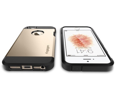 Spigen Tough Armor Apple iPhone SE Case - 041CS20252 - Champagne Gold