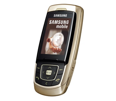 Samsung E830 Goud