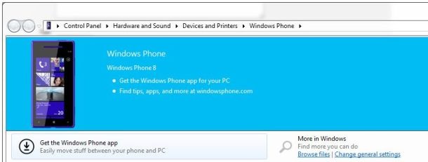 WP8 in Windows Verkenner