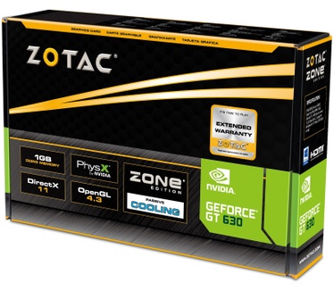 Zotac GeForce GT 630 1GB ZONE Edition LP