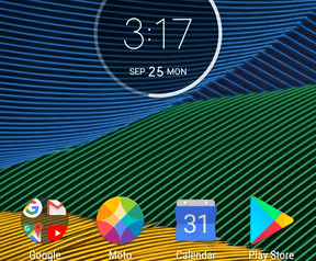 Screenshot Moto G5 voor roundup stock Android